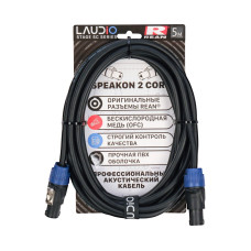 LA-R-SC/5 - STAGE SERIES (REAN), Акустический кабель, SpeakON, 5 метров, LAudio LA-R-SC/5 - STAGE SERIES (REAN), Акустический кабель, SpeakON, 5 метров, LAudio