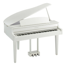 CLP-765GPWH Clavinova Цифровой рояль, со стойкой, педалью и банкеткой, белый, Yamaha