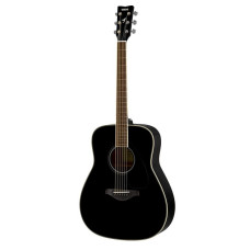 FG820-BL Гитара акустическая, черная, Yamaha