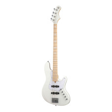 NJS4-WHT Elrick NJS Series Бас-гитара, белая, с чехлом, Cort