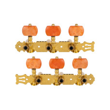 AO-020V2P Комплект колковой механики для классической гитары, позолоченный, Alice