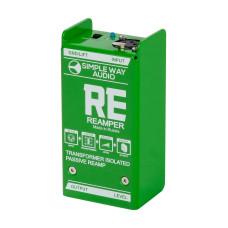 RE-GR Reamper Дибокс, преобразователь сигнала для гитары, пассивный, зеленый, Simpleway Audio RE-GR Reamper Дибокс, преобразователь сигнала для гитары, пассивный, зеленый, Simpleway Audio