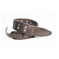 FL7000022CU Leather Custom Ремень для гитары, кожаный, коричневый, Fidel
