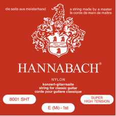 800SHT Red SILVER PLATED Комплект струн для классической гитары, нейлон/посеребренные Hannabach