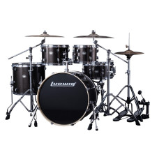 LEE52205 Element Барабанная установка, черная, 2 коробки, Ludwig LEE52205 Element Барабанная установка, черная, 2 коробки, Ludwig