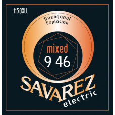 H50XLL Hexagonal Explosion Комплект струн для электрогитары, никелированные, 9-46, Savarez