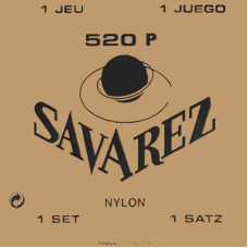 520P Carte Rouge Комплект струн для классической гитары, посеребренные, Savarez