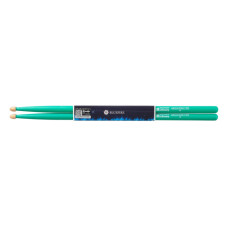 10104016 Colored Series Bluefire 7A GREEN Барабанные палочки, орех гикори, зеленые, HUN