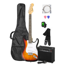 FGP/FGP-STK-SB Электрогитара в комплекте с комбоусилителем, санберст, Foix