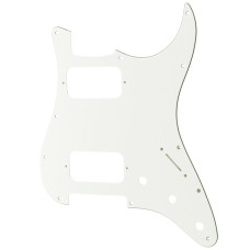 MX2248WH Защитная накладка электрогитары Fender Stratocaster HH, 3 слоя, белая, Musiclily