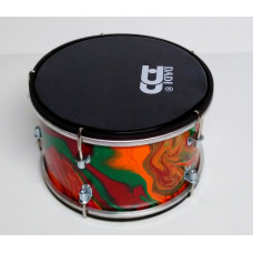 BD-8-2А2 Барабан 8" 20х13см, рисунок "Земля", палочки, ремень, Мастерская Бехтеревых