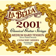 2001MH Medium Hard Комплект струн для классической гитары, ср-сильное натяж., La Bella