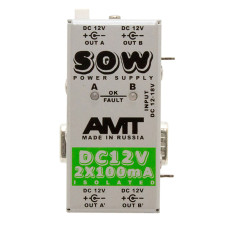PSDC12-2 SOW PS-2 Модуль питания DC-12V 2x100mA, АМТ Electronics