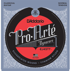EJ45TT ProArte DynaCore Комплект струн для классической гитары, титан, норм. натяжение, D'Addario
