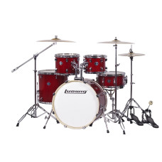 LC197-3 Accent Pro Барабанная установка, красная, 2 коробки, Ludwig LC197-3 Accent Pro Барабанная установка, красная, 2 коробки, Ludwig