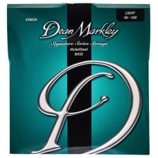 DM2602A Signature Nickel Steel Комплект струн для бас-гитары, никелированные, 40-100, Dean Markley