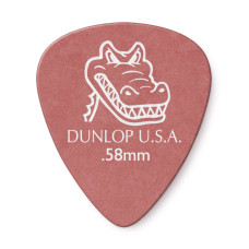 417P.58 Gator Grip Медиаторы, 12шт, толщина 0,58мм, Dunlop