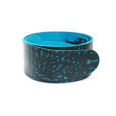 MB6061-125 Ремень для гитары, кожаный, голубой тигина, Mamba straps MB6061-125 Ремень для гитары, кожаный, голубой тигина, Mamba straps