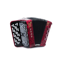 BN-46-RD Баян ученический "Тула" 77/46x37-II, красный, Тульская Гармонь