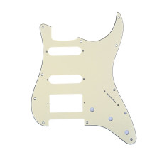 MX1382CM Защитная накладка гитары Fender Stratocaster HSS, 3 слоя, кремовая, Musiclily