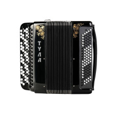 BN-37-BK Баян ученический двухголосный "Тула-209", 92/55х100-II, черный, Тульская Гармонь BN-37-BK Баян ученический двухголосный "Тула-209", 92/55х100-II, черный, Тульская Гармонь