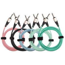 FICM-005(Macaroons)-BL Кабель инструментальный, синий, 3м, Flanger