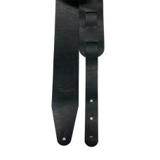 FL50021L Leather Ремень для гитары, кожаный, черный, Fidel