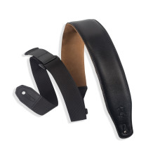 MRHGS-BLK Specialty Series Ремень для гитары, кожаный, черный, Levy's