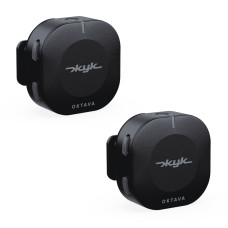 ZHUK-2-CH Жук-2-Ч Беспроводная петличная микрофонная система, 2 передатчика, черная, Октава