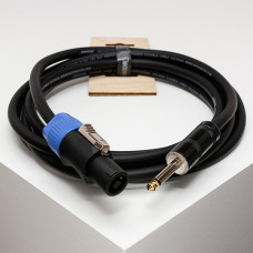 SC225-SPPJ-1m Кабель для гитарного усилителя, 2х2,5мм, Speakon-Powerjack, 1м, SHNOOR