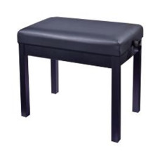 HY-TM20-SATIN-BLACK Банкетка, матовый черный, искусственная кожа, Rin