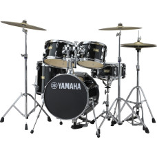 JK6F5-RB Manu Katche Junior Kit Барабанная установка со стойками, черная, (2 коробки) Yamaha