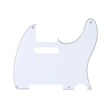 MX1410WH Защитная накладка гитары Fender Telecaster, 3 слоя, белая, Musiclily