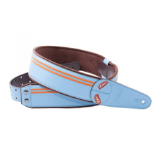8401070111122 Mojo Race Sonic Blue Ремень для гитары, RightOn Straps
