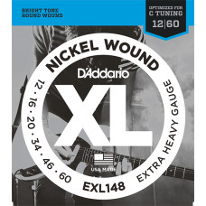 EXL148 XL NICKEL WOUND Струны для электрогитары Extra Heavy 12-60 D`Addario EXL148 XL NICKEL WOUND Струны для электрогитары Extra Heavy 12-60 D`Addario