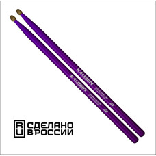 7KLHBVL5B Violet 5B Барабанные палочки, граб, флуоресцентные фиолетовые, Kaledin Drumsticks 7KLHBVL5B Violet 5B Барабанные палочки, граб, флуоресцентные фиолетовые, Kaledin Drumsticks