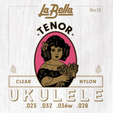 12-TENOR Комплект струн для укулеле тенор La Bella 12-TENOR Комплект струн для укулеле тенор La Bella