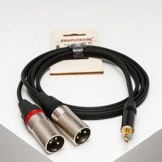 MJ2XM-20m Y-кабель 3,5мм миниджек - 2 XLRm, 20м, SHNOOR