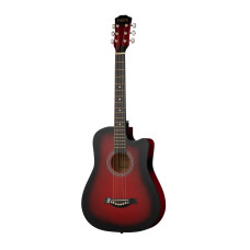 FT-D38-RDS Акустическая гитара, с вырезом, красный санберст, Fante