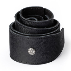 BMF08BK Ремень для гитары, черный, кожаный, ширина 2.5", Dunlop