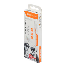 00-00022774 Кабель GP01T-2M USB (m)-Type-C (m) 2.0м 2.1A, белый, GoPower 00-00022774 Кабель GP01T-2M USB (m)-Type-C (m) 2.0м 2.1A, белый, GoPower