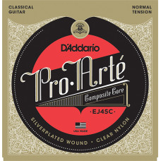 EJ45C COMPOSITE PRO ARTE Струны для классической гитары нейлоновые/композитные Normal D`Addario