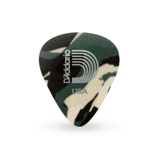 1CCF4-10 Camouflage Медиаторы, целлулоид, 10шт, средние, камуфляжная расцветка, Planet Waves