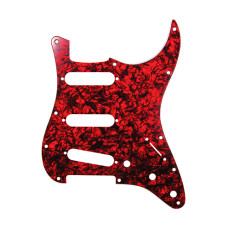 DPP-ST-RDP Защитная накладка электрогитары Stratocaster, SSS, красная, D'Andrea