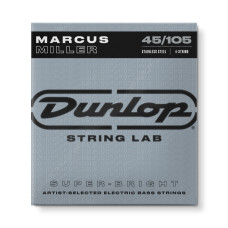 DBMMS45105 Marcus Miller Super Bright Комплект струн для бас-гитары, нерж.сталь, 45-105, Dunlop