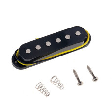 M521 Звукосниматель сингл Strat, бридж(bridge), черный, Musiclily M521 Звукосниматель сингл Strat, бридж(bridge), черный, Musiclily