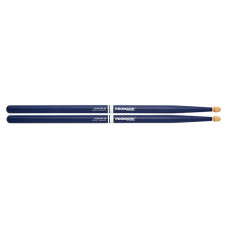 RBH595AW-BLUE 5B Rebound Барабанные палочки, синие, смещенный баланс, орех гикори, ProMark