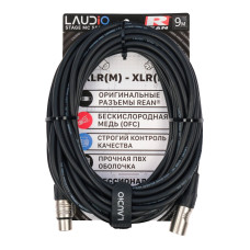 LA-R-MC/9 - STAGE SERIES (REAN), Микрофонный кабель, XLR, 9 метров, LAudio LA-R-MC/9 - STAGE SERIES (REAN), Микрофонный кабель, XLR, 9 метров, LAudio