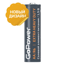 00-00015592 Carbon Zinc PRO Элемент питания AA/R6 солевой 1.5В, 4шт, GoPower