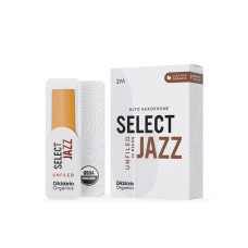 ORRS10ASX2M Organic Select Jazz Unfiled Трости для саксофона альт, размер 2M, 10шт, D'Addario